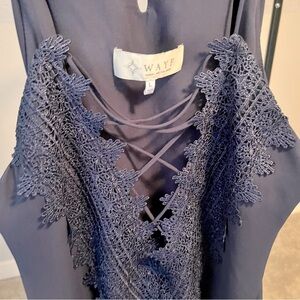 Lace deep V bodysuit